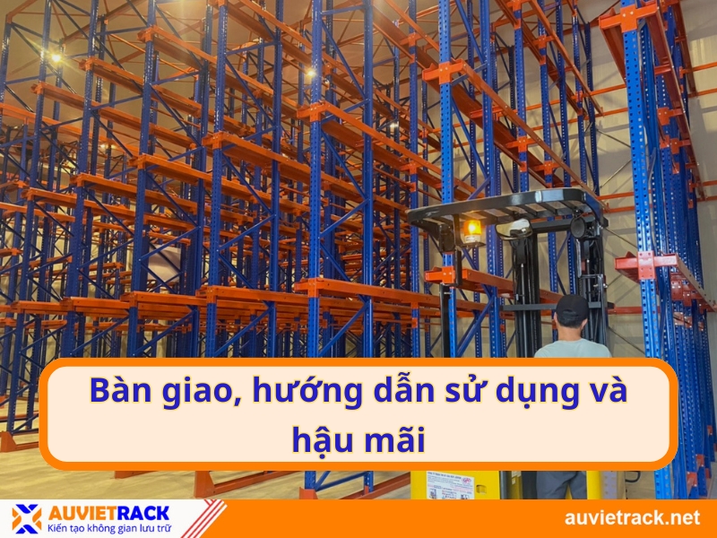 Bàn giao và lặp đặt kệ 